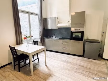 location meublée t1 bis - roubaix grand-place - 36 m²