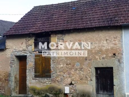 coeur nivernais - maison a finir de renover - jardin vue morvan - 20 000 €