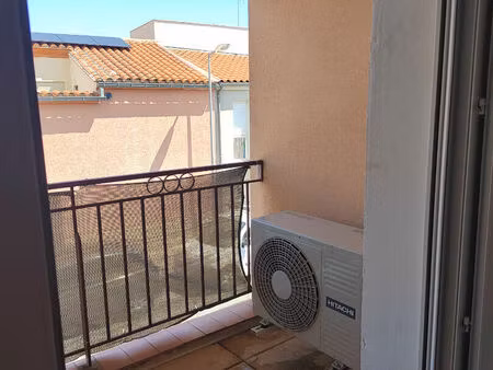 perpignan sud appartement 2 pièces climatisé 43m2 à louer avec parking et balcon