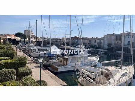studio 4 couchages avec coin nuit - vue marina - residence securisee avec parking privatif