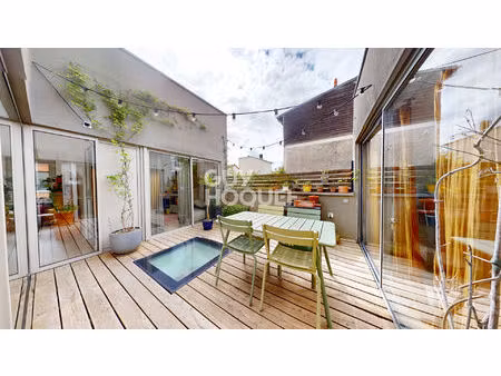 maison de ville (2016) avec patio _ calme absolu à 5 min du métro