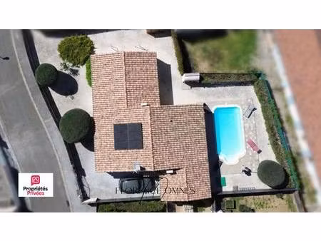 trebes - villa 114m2 - plain-pied avec piscine - 3 chambres -