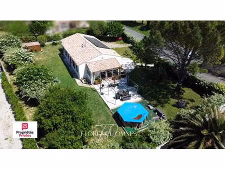 trebes villa de plain-pied ? 145 m² ? 5 chambres ? parcelle arborée de 1304 m²