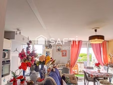 appartement t3  69 m²  quartier des boiffiers