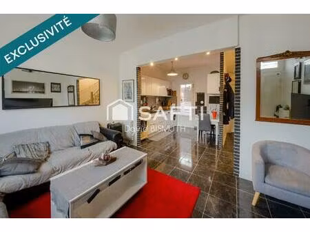 exclusivité – charmante maison 3 pièces 2 chambres de 52 m2 avec jardin de 80 m2 – cité ja