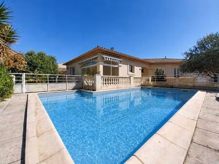 villa plain-pied 140m²  piscine & 5 ch.