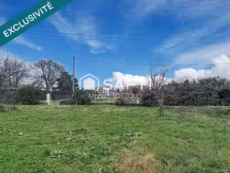 terrain constructible 530 m² à vendre