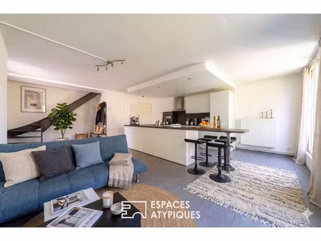 duplex lumineux au coeur du quartier du château