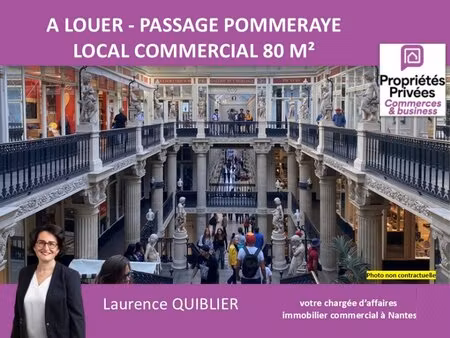 à louer local commercial 80 m² – 2 334 € |nantes