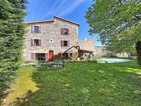 maison en pierre - piscine - saint julien de coppel - 63160