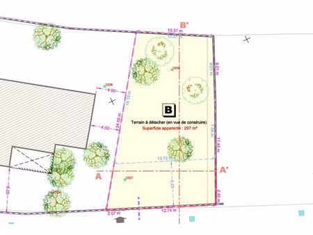 achat terrain 300m² tarascon 13150