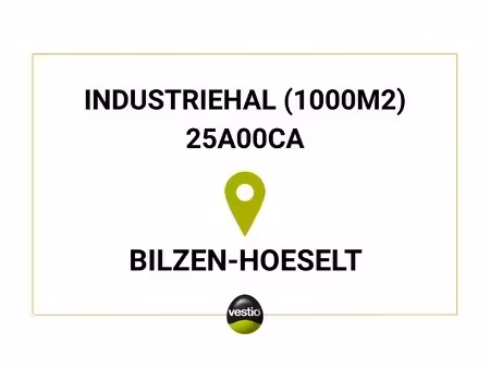 industriehal op een perceel van 25a
