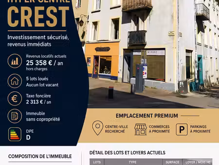 vente immeuble 230 m²