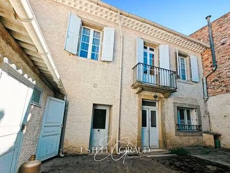 maison de village en pierre  cour sans vis à vis  4 chambres  garage