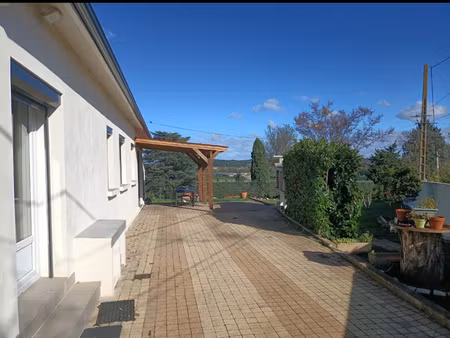 aux portes de béziers  très belle villa de plain pied  parcelle de 1170 m2 avec vue impren