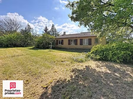 rians villa t4 avec garage sur 1610 m² terrain plat et clos