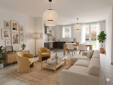 maison de plain pied avec jardin et garage