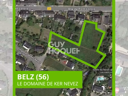 terrain 357 à 510 m² libre de constructeur à belz