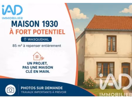 maison de ville à wasquehal (59290)
