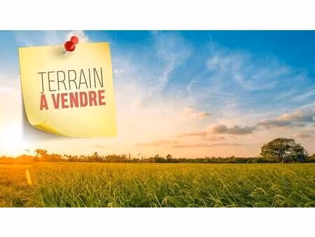 terrain constructible à vendre