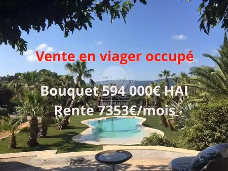 villa en vente viagère proche centre du plan de la tour