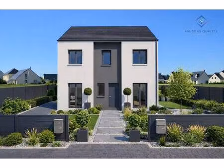 terrain avec maison neuve à vendre