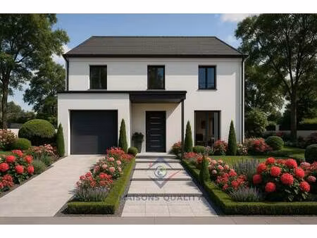 terrain avec maison neuve à vendre