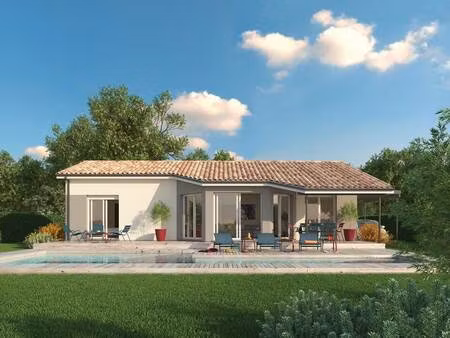 terrain avec maison neuve à vendre