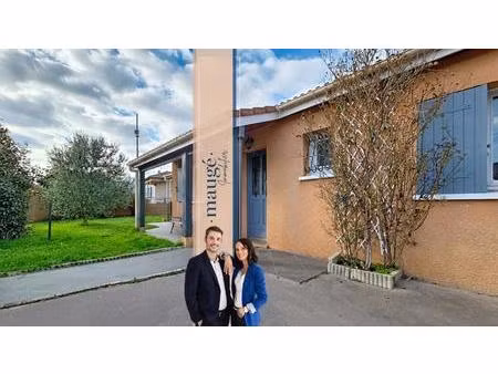 maison - plain pied - 4 chambres - garage - buanderie - jardin - piscine