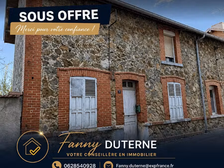 maison en meuliere à renover + jardin de 933m2