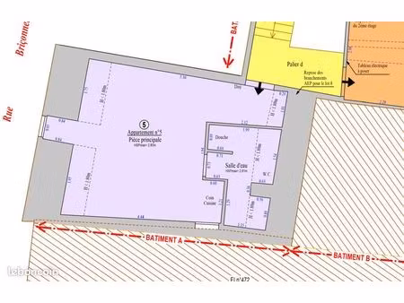 très joli studio à vendre à tours