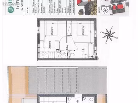 villa 3 pièces 63 m²