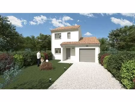 terrain avec maison neuve à vendre