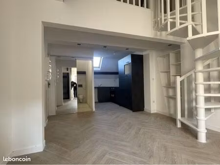 studio + chambre en duplex hyper centre