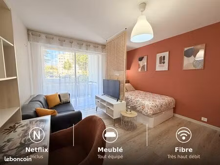 studio meublé rénové - tout équipé