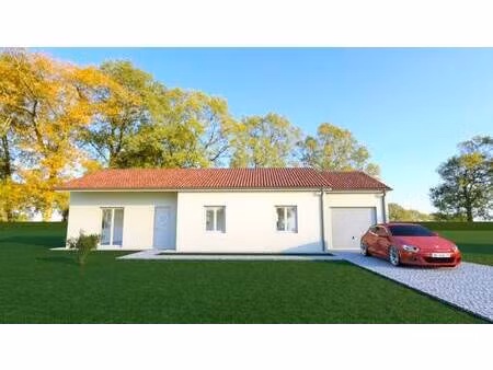 terrain avec maison neuve à vendre