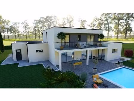 terrain avec maison neuve à vendre