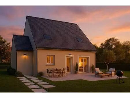 terrain avec maison neuve à vendre