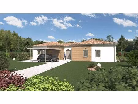 terrain avec maison neuve à vendre