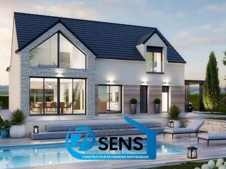 terrain avec maison neuve à vendre