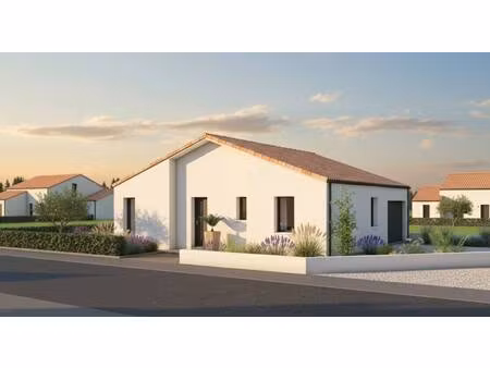 terrain avec maison neuve à vendre