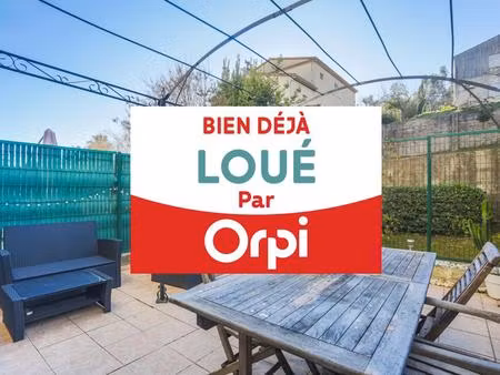 grande terrasse - calme - meuble