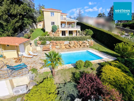 propriété d'exception - saint-just saint-rambert - 310 m² hab - piscine et vue panoramique