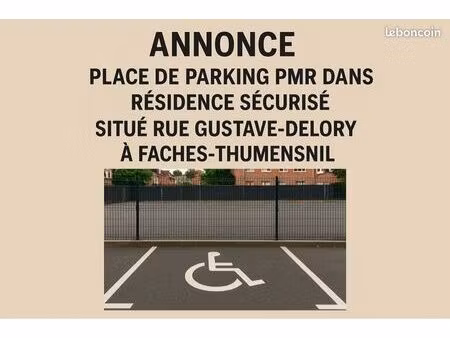 place de parking résidence sécurisée