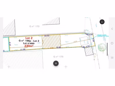 vente terrain 230 m² à pussay (91740)  36 000 €