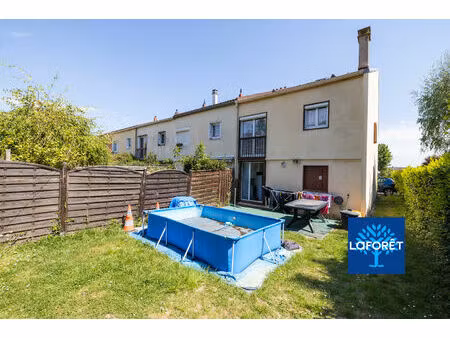 puiseux-en-france - maison mitoyenne d'un côté