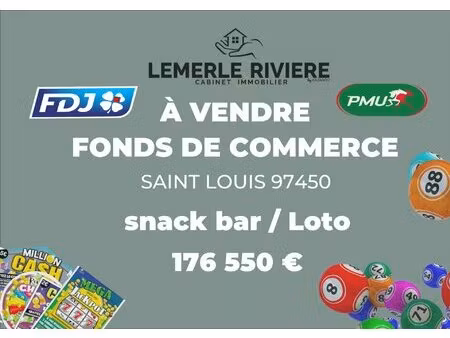 fonds de commerce à vendre – saint-louis (97450) emplacement stratégique – centre-ville