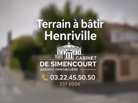 vente terrain 403 m² à amiens (80000)  320 000 €