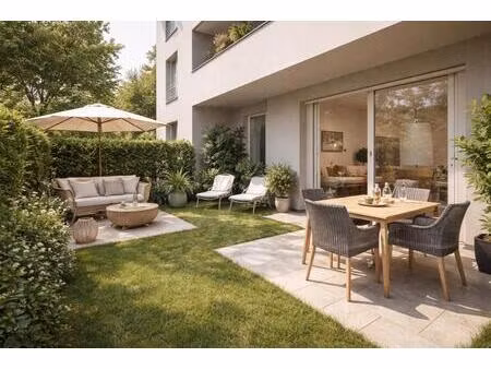 - 3p avec jardin en intérieur de copropriété