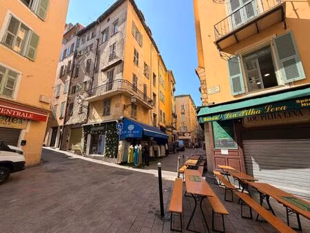 vieux nice – droit au bail - rue benoît bunico